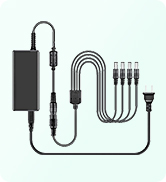 12V 5A Power Supply Adapter with 4 Way Daisy Chain