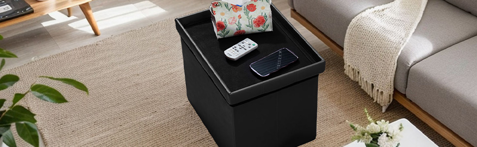 Coffee Table, Padded Seat,
