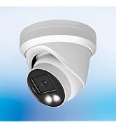 Tennoz 8MP 4K Full Color Security Camera, PoE IP Dome Camera with Smart Dual Light Colorvu, 5X Op...