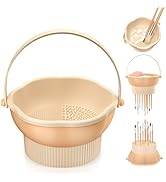 senbowe 3 in 1 Makeup Brush Cleaner Mat, Silicone Makeup Brush Cleaner Bowl Cosmetic Brushes Clea...