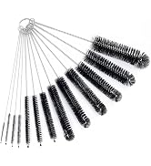 CiaraQ Bottle Cleaning Brushes, 8 Inch Nylon Tube Brush Set, Cleaner for Narrow Neck Bottles Cups...