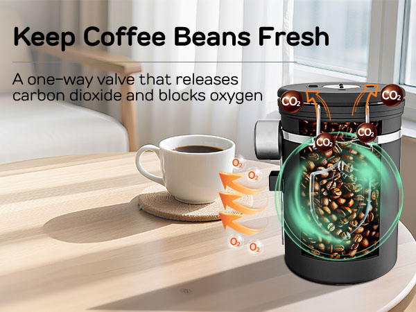 Coffee Gator Coffee Canister 22oz Airtight