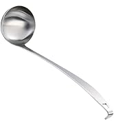 Tenta Kitchen 2oz/56ml Stainless Steel Small Soup Ladle Spoon,10.8”x 3” Ladle Stainless Steel – O...