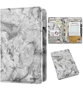 EcoVision Server Books for Waitress,Leather Waiter Book with Zipper Pocket, Server Booklet Restau...