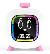 Digital Visual Timer for Kids ADHD, 99-Minute Countdown, Rechargeable | 4 Cute Emotion Faces, Col...