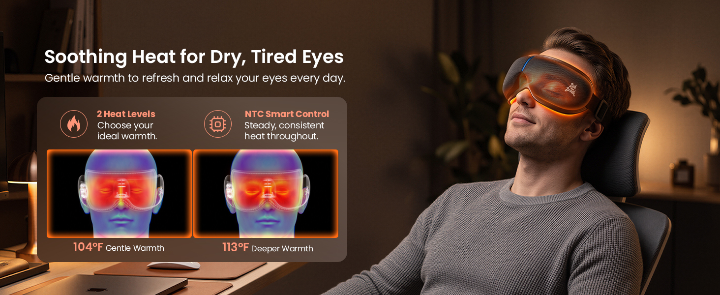 BOB AND BRAD eye massager with heat and cooling