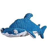 Snuggle Puppy Tender-Tuffs - Large Marine Stuffed Hammerhead Shark Plush Toy for Big Dogs - Punct...