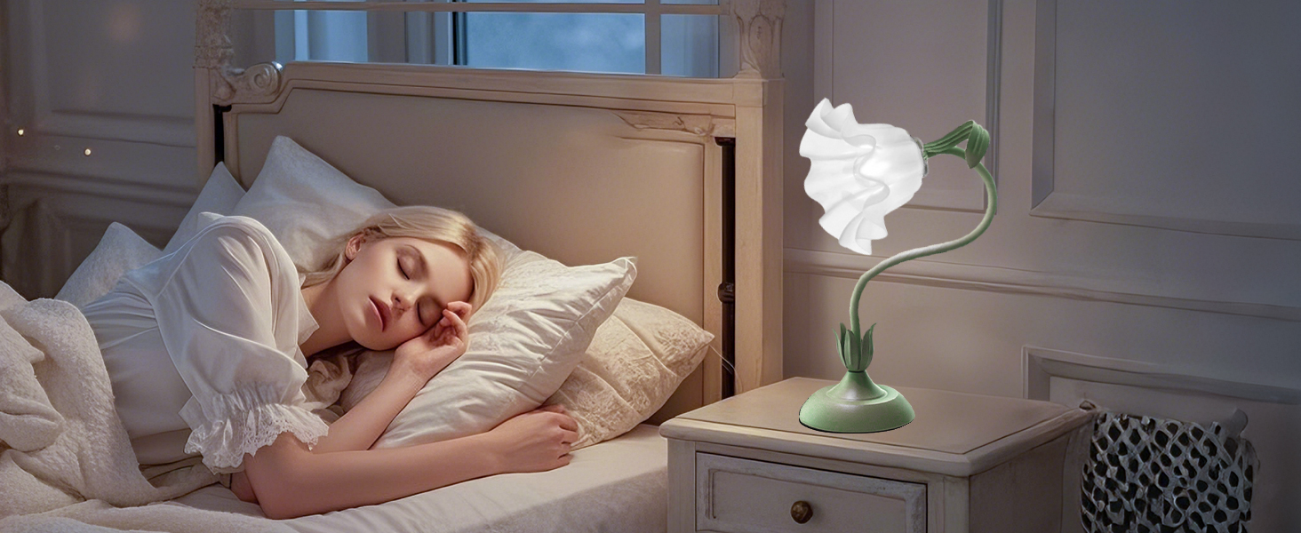 flower bedside light