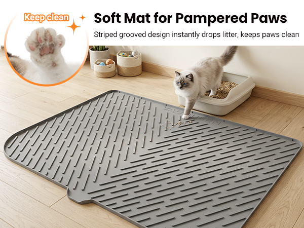 47" x 37" Extra Large Cat Litter Mat