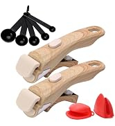 Removable Pot Handle, 2Pcs Universal Pan Handle, Replacement for Pots and Pans, Fits All Cookware...