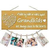 Christmas Gifts for Grandma Grandpa from Granddaughter Grandson - Grandkids Picture Frame for Gra...