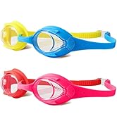 EXP VISION Kids Swim Goggles, Anti-Fog Child Swimming Pool Goggles, Waterproof Toddler Water Gogg...