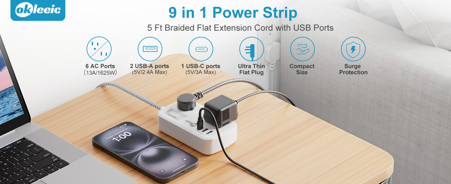 5 ft extension cord