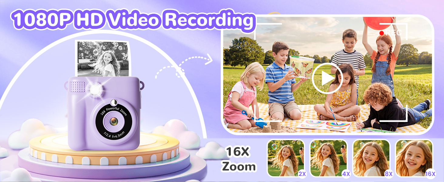 kids instant print camera