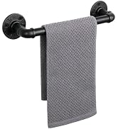 Jeasor Industrial Pipe Towel Rack Towel Bar, Heavy Duty Wall Mounted Rustic Farmhouse Bath Towel ...