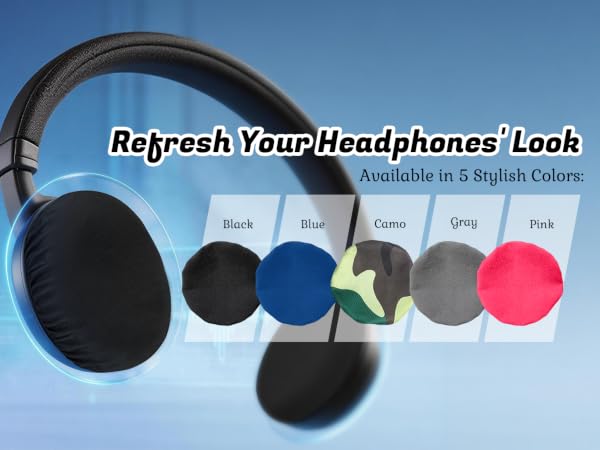 headset ear covers 5 colors available