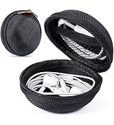 Earbuds Case 2 Pack - GLCON Small Electronic Zipper Case - Shockproof Hard EVA Storage Pouch Zipp...