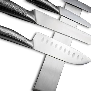 Fridge knife magnetic strip