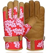 WESTWOOD FOX Ladies Gardening Gloves Safety Work Garden Utility Gloves Water Repellent Wood Work ...