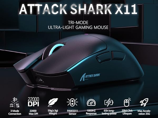 Black Gaming Mouse