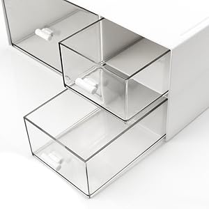 clear drawer organizers