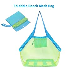 Foldable Beash Mesh Bag