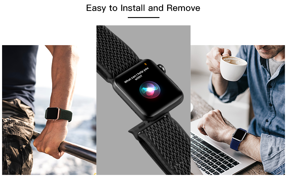 Adjustable Stretch Band for apple watch 44m