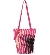 Shoulder Bag for Women, Cotton Canvas Bucket Bags Tote Purse Cute Crossbody Bag Designer Ladies H...