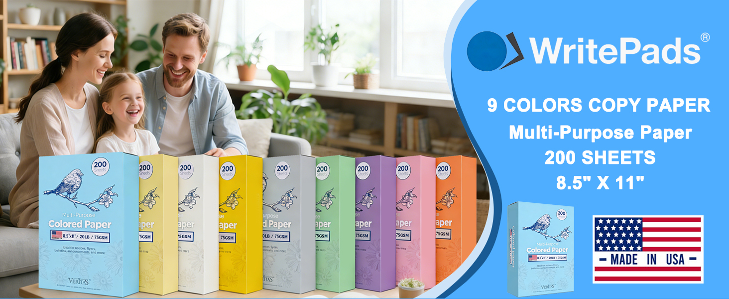 colored copy paper