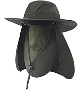 Fishing Hat,Sun Cap with UPF 50+ Sun Protection and Neck Flap,for Man and Women