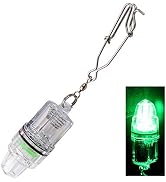 OROOTL LED Fishing Lights Underwater Battery Powered Deep Drop Fishing Light with Clip Waterproof...