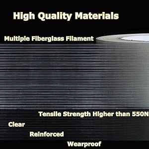 Strapping Fiberglass Tape, Filament Tape, Reinforced Packing, Heavy Duty Wearproof Tape