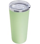 GGQ 20oz Travel Coffee Tumbler Food-Grade 304 Stainless Steel Vacuum Insulated Double Wall Leak-P...