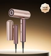 DREAME Pocket Aura Hair Dryer, 110,000RPM High-Speed Motor, Distance-Aware Heat Control, Plasma I...