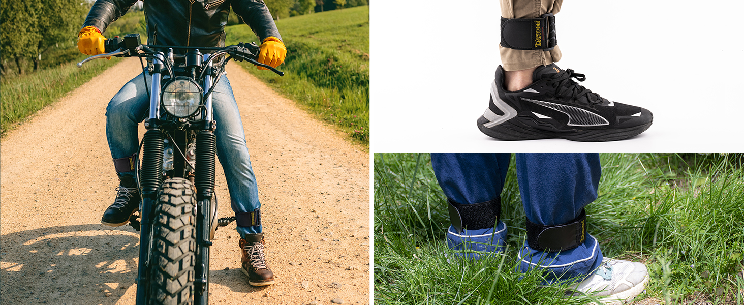 Trilancer Elastic Cinch Straps with Anti-Slip Strips