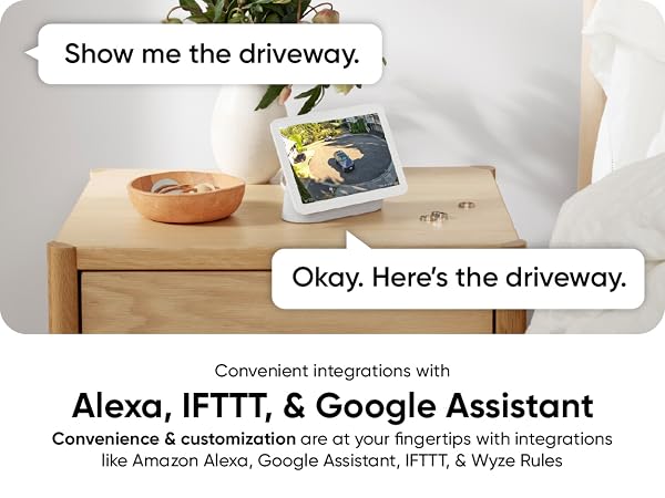 Wyze Cam Pan v4 Voice Assistants