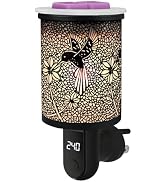 Metal Wall Plug-in Timer Wax Warmer with 1 pics Silicone Liner,Electric Wax Burner Melter Fragran...