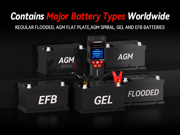 battery tester with printer