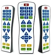 Universal Water-Resistant Television Remote | PC101 EasyClean Big Button, Smart, Learning TV Remo...