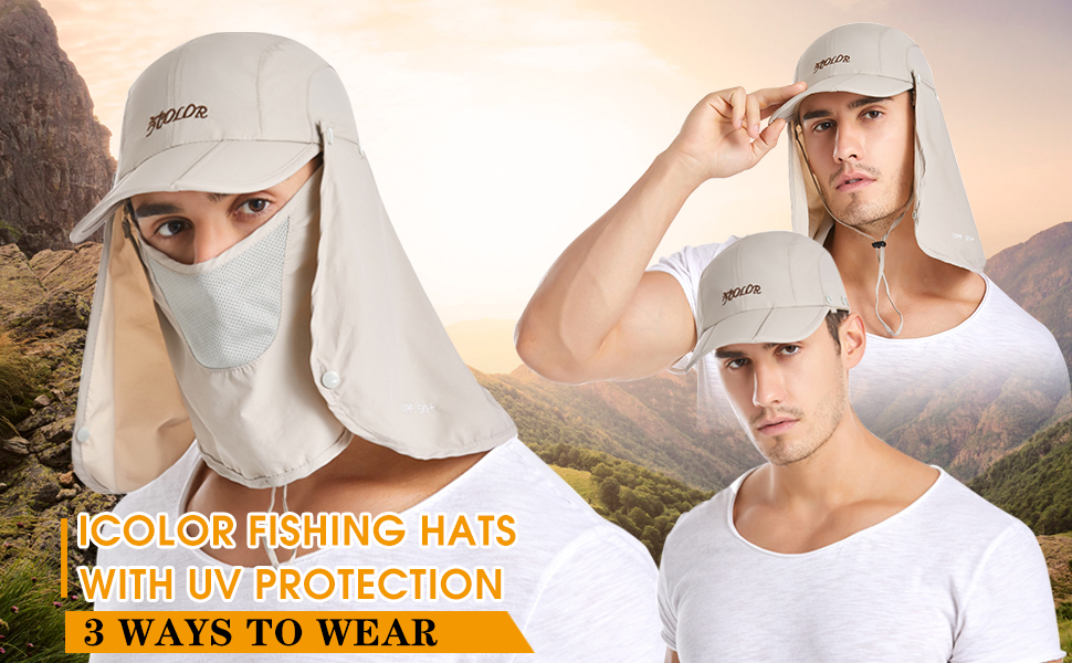 icolor golf sun hats for men ponytail sun hats for women
