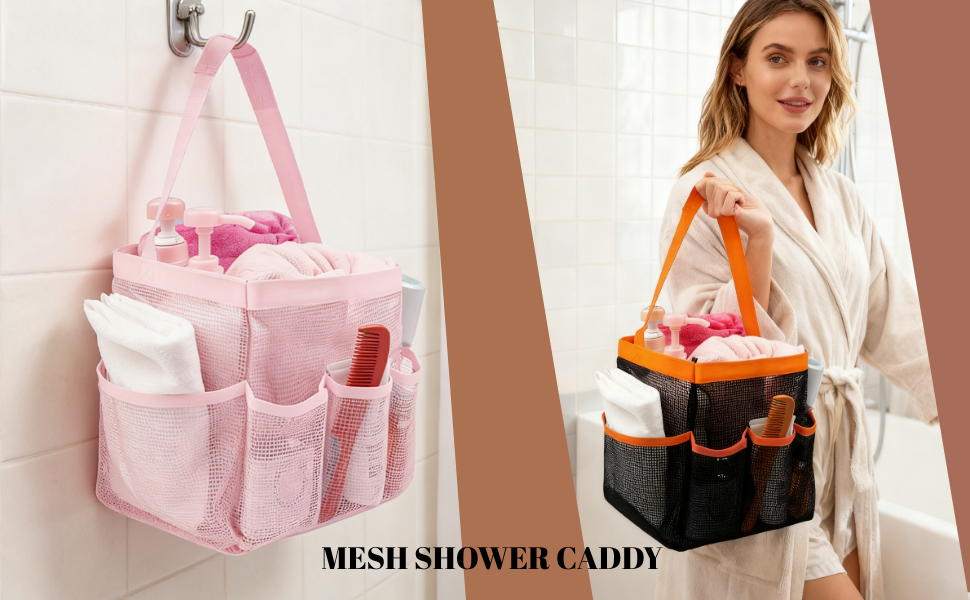 Mesh Shower Caddy Bag