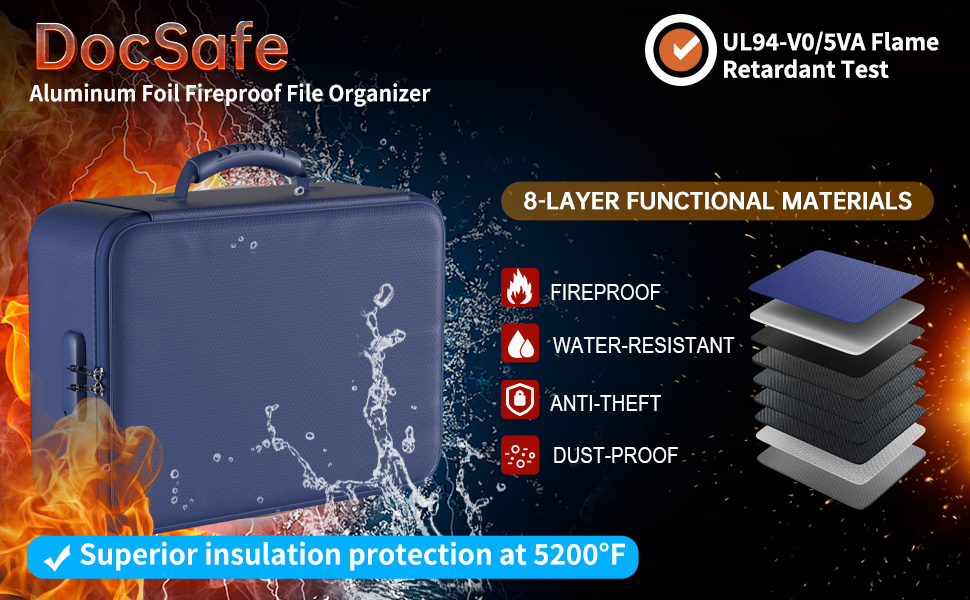 fireproof document bag