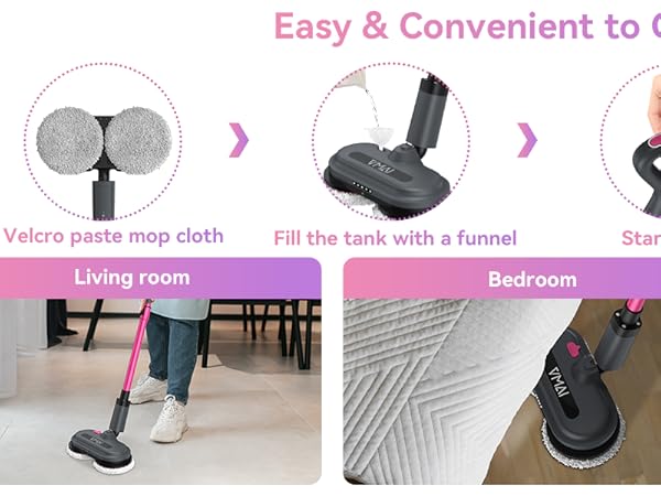 easy to use electric mop