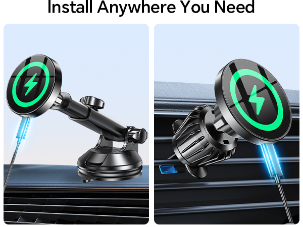 iPhone Wireless Car Charger Mount