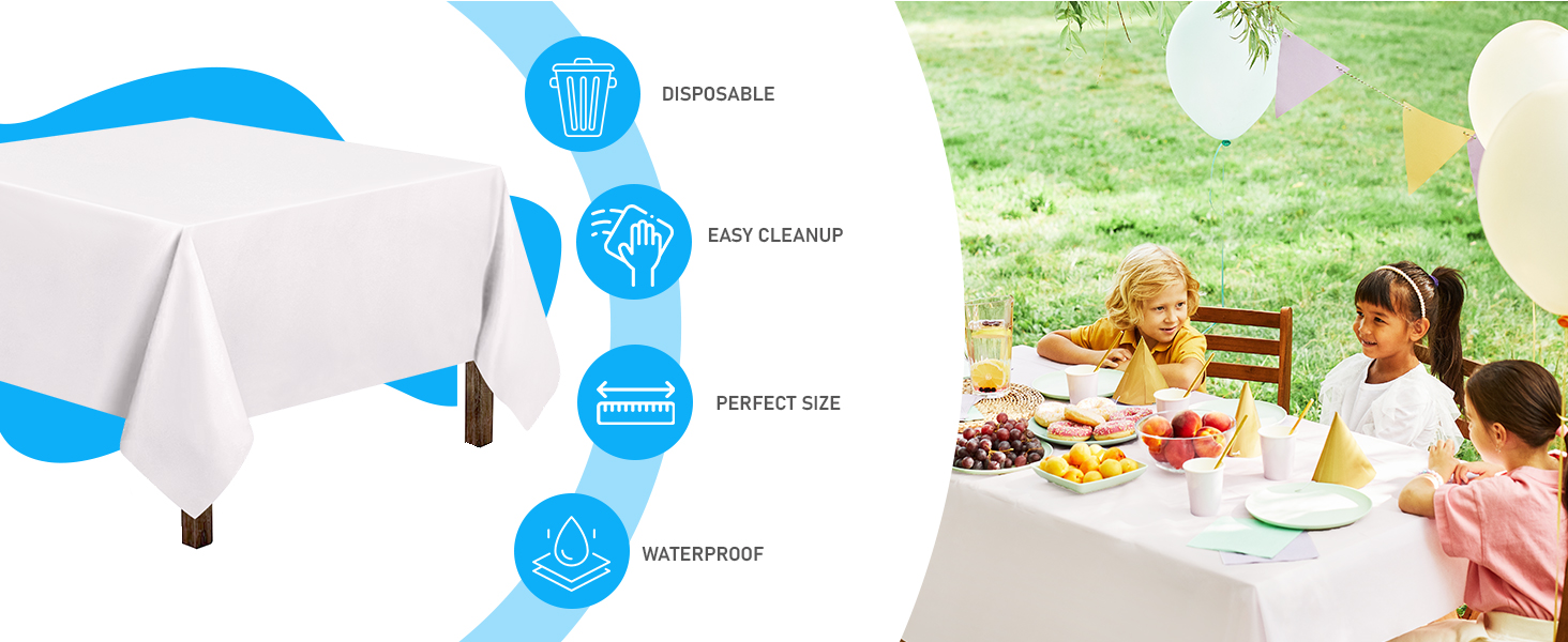 table cover, plastic table cloth disposable, tablecloths, tablecloths rectangular
