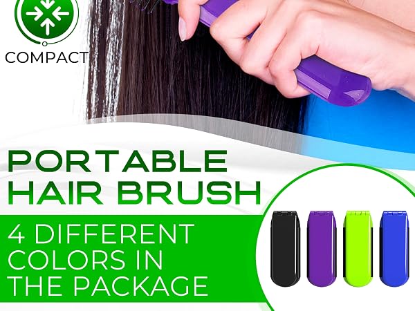 mini hairbrush for purse mirror brush compact brush with mirror compact mirror with brush