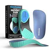 Plantar Fasciitis Inserts for Heel Pain - Kimihome Arch Support Shoe Inserts for Women - Heel Cup...