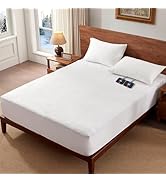 Westinghouse Queen Size Heated Mattress Pad, Luxury Quilted Electric Bed Warmer with 10 Heat Sett...