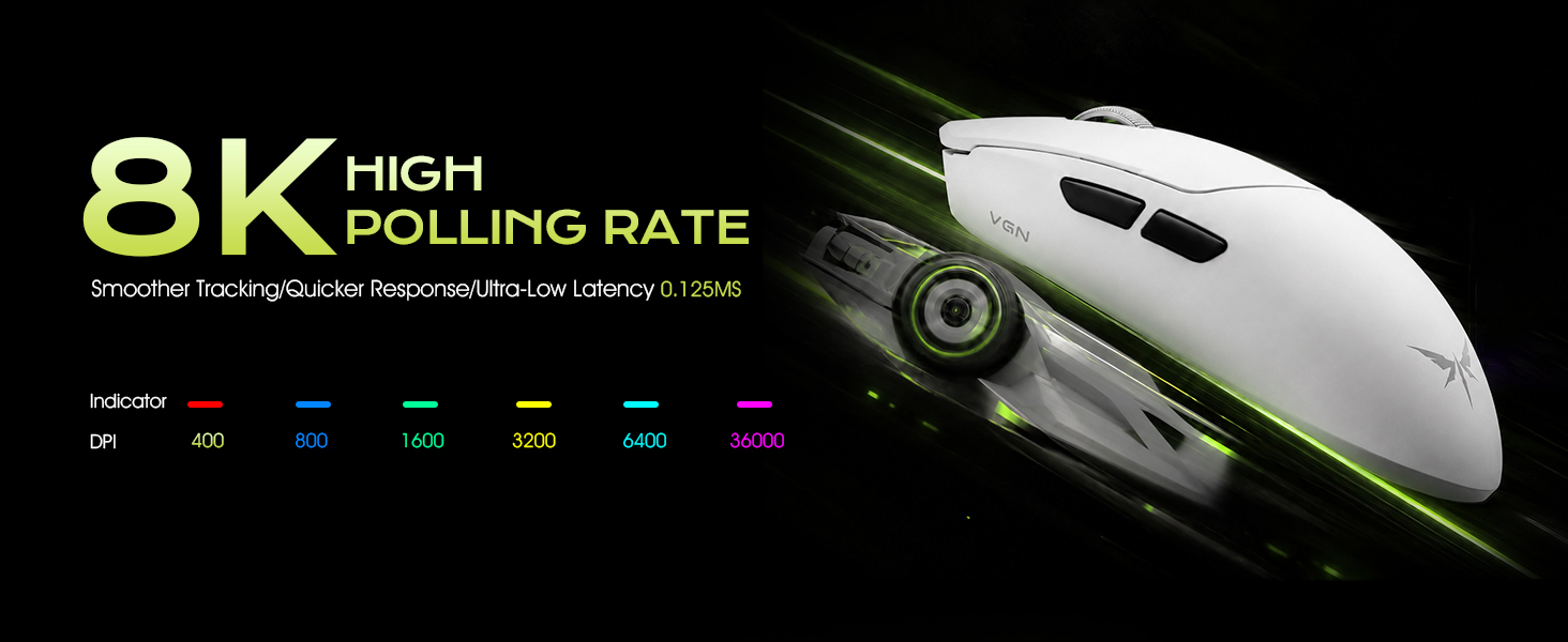 8K HIGH POLLING RATE