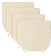 Basic Beyond Outdoor Chair Cushions for Patio Furniture - Round Corner Outdoor Chair Cushions Set...